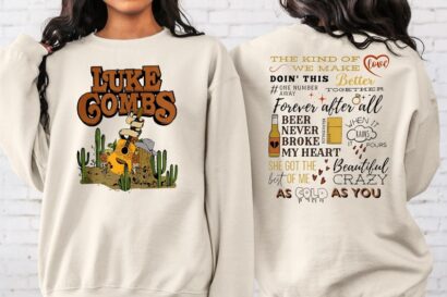 Luke Combs World Tour Sweatshirt, Luke Combs World Tour 2024, Cowboy Combs, Luke Combs Fan, Cowgirl Tee