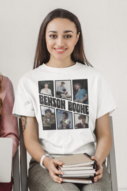 Benson boone tee, Boone graphic tee, Benson tee