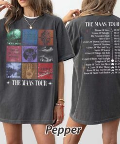 Sarah J. Maas Eras Tour T-Shirt, The Maas Tour Tee, Crescent City, Throne of Glass Merch