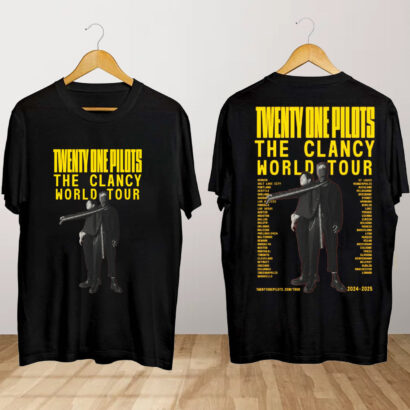 Twenty One Pilots 2024 Shirt, The Clancy World Tour 2024 Shirt, Twenty One Pilots