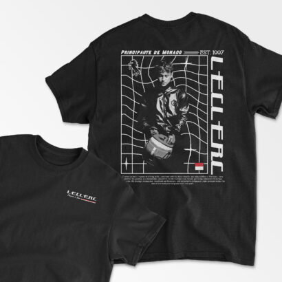 Leclerc Streetwear Tshirt Formula Racing Tee Leclerc F1 Gift Racing Inspired Shirt Aesthetic Racing