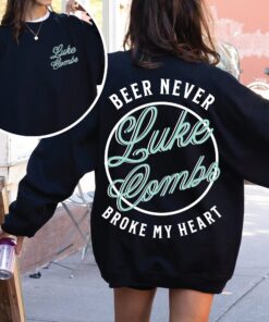 Luke Combs shirt, Beer Never Broke My Heart Hoodie, Country Music shirt