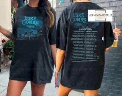 Luke Combs 2024 Tour Shirt, Luke World Tour Shirt, Luke Combs Fan Gift Shirt, Luke Combs Merch