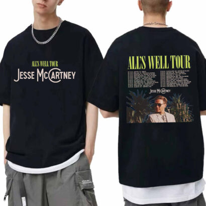 Jesse McCartney shirt, All's Well Tour 2024 Shirt, Jesse McCartney 2024 Concert Shirt, All's Well 2024 Concert Shirt