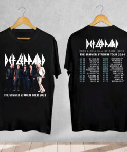 Def Leppard Tour 2024 Shirt, The Summer Stadium Tour 2024 Shirt, Def Leppard Merch The Stadium Tour 2024 Shirt