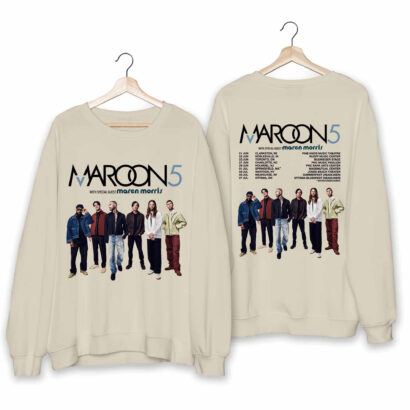 Maroon 5 Tour 2024 Shirt, Maroon 5 Band Fan Shirt, Maroon 5 Concert Shirt