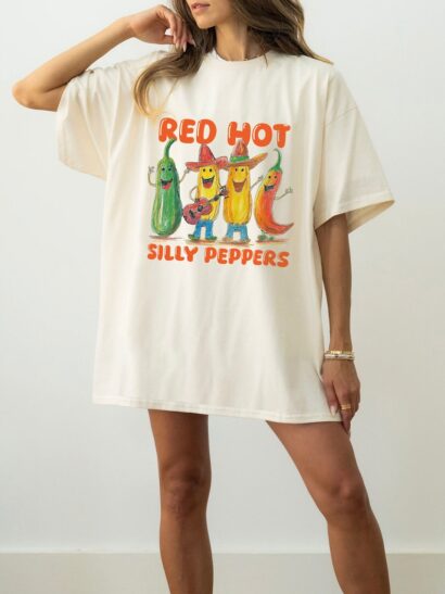 Red Hot Silly Peppers Shirt, Red Hot Music Tshirt