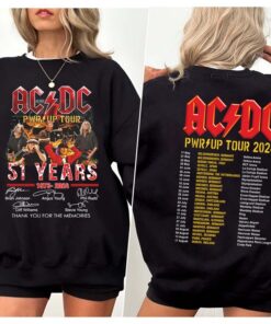 Acdc tour 2024 Shirt, Acdc band, Acdc tour 2024 Sweatshirt