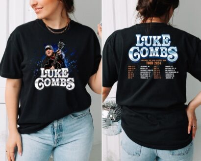 Luke Combs 2024 Tour Shirt, Luke Combs Shirt, Luke Combs Merch, Luke Combs Fan Shirt, Cowboy Combs, Combs Bullhead Merch