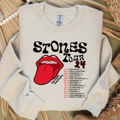 The Rolling Stones Hackney Diamonds Tour 2024 Shirt, Rolling Stones 2024 Hackney Diamonds Tour Shirt, Trend Rolling Shirt