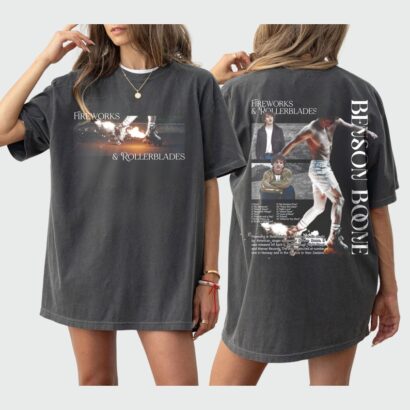 Benson Boone 2024 World Tour Shirt, Benson Boone Shirt, Benson Boone Fan Gifts