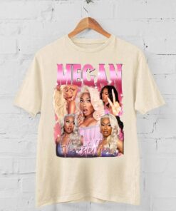 Megan Thee Stallion Shirt, Vintage Megan Thee Stallion 90s Shirt, Rapper Megan Thee Stallion Tour 2024 Clothing