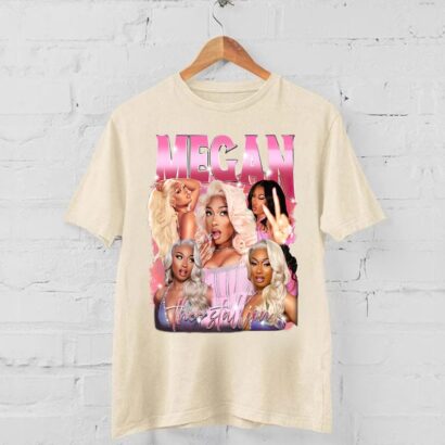 Megan Thee Stallion Shirt, Vintage Megan Thee Stallion 90s Shirt, Rapper Megan Thee Stallion Tour 2024 Clothing