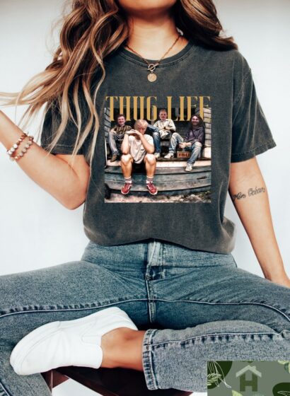 Thug Life Trump Shirt, Republican Shirt, Trump and Western Musicians Shirt, Country Music hug Life Shirt, Sarcastic Trump Election Shirt