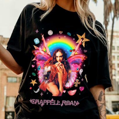 Chappell Roan Unisex Shirt, Chappell Roan Merch, Mermaid Fairycore Tour, Retro 90s Cotton Tee, Rise and Fall of a Midwest Princess