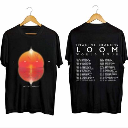 2 Sided Imagine Dragons - Loom Tour 2024 Unisex Shirts and Youth Shirt, Imagine Dragons 2024 Concert Shirt, Imagine Dragons Band Fan Shirt