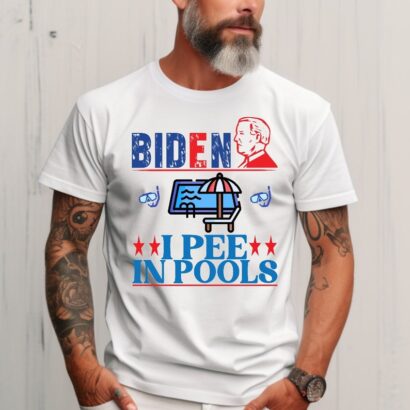 Biden Shirt, President Tee, Pee In Pool Shirt America 4th Of July Tshirt