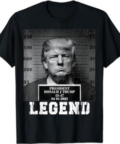 Trump 2024 Mugshot President Legend T-Shirt