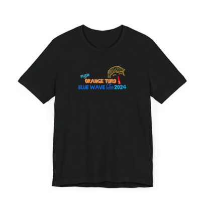 Orange Turd Anti Trump Funny Political Shirt, F Trump 2024 Trump Trials Commemorative Shirt, Don The Con Von Shit