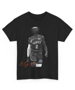 Shai Gilgeous-Alexander 2024 Oklahoma City Thunder Shirt, NBA Playoffs Graphic T-Shirt