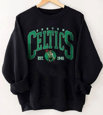 Basketball lovers shirt, crewneck, vintage Boston Celtic basketball shirt, Celtics sweatshirt,