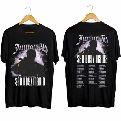 Junior H - Sad Boyz Mania Tour 2024 Shirt, Junior H Fan Shirt, Junior H 2024 Concert Shirt, Sad Boyz Mania 2024 Concert Shirt, Junior H Tee