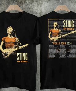 Sting My Song World Tour 2024 T-Shirt, Sting My Song T-Shirt, Sting My Song Tour 2024 Shirt, Sting T-Shirt, 2024 Music Concert Shirt