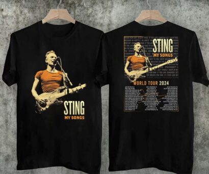 Sting My Song World Tour 2024 T-Shirt, Sting My Song T-Shirt, Sting My Song Tour 2024 Shirt, Sting T-Shirt, 2024 Music Concert Shirt