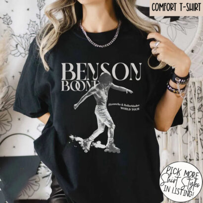 Bensoon Booone Fireworks and Rollerblades 2024 World Tour Shirt, Bensoon Booone Shirt, Bensoon Booone Merch Gift for Men And Women