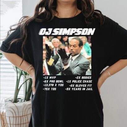 OJ Simpson Graphic Tshirt, Rip OJ Shirt, Oj Simpson Tee, Oj Simpson Shirt, OJ The Juice Shirt, Glove Dont Fit Must Acquit Shirt, 1947-2024