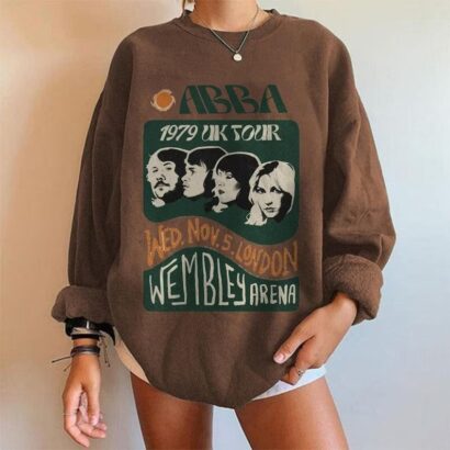 Retro ABBA Sweatshirt, Gift For Fan, Abba Oversized Hoodie, Abba Concert Tee, 1979 Donna and the Dynamos Mama Mia Movie Unisex Shirt