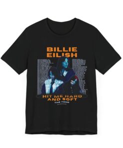 Hit Me Hard and Soft tour tee, Billie Eilish t-shirt, Hit Me Hard and Soft Billie's merch, Billie Eilish