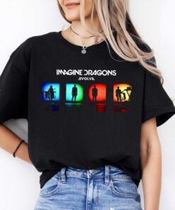 Vintage Imagine Dragons Evolve Shirt, Imagine Dragons T-Shirt, Imagine Dragons 2024 Tour Merch Shirt