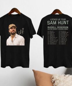 Sam Hunt Graphic Shirt, Sam Hunt 2024 Locked Up Tour T-Shirt, Sam Hunt Country Music Shirt, Sam Hunt Fan Gift Shirt, Sam Hunt Concert Merch