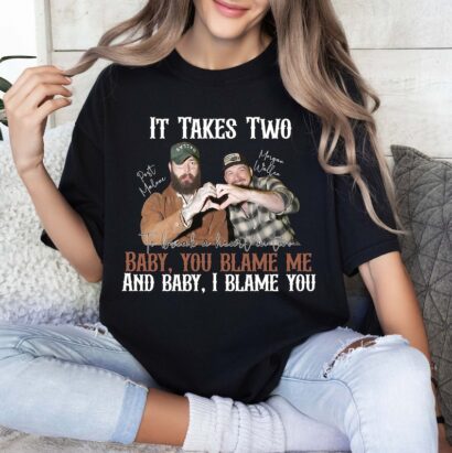 It Takes Two To Break A Heart In Two Shirt, Country Music Shirt, I Had Some Help Shirt, Posty Wallen Shirt, Wallen and Malone Shirt