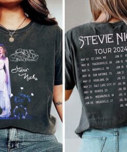 Stevie Nicks 2Side Shirt, Stevie Nicks Tour Merch, Stevie Shirt Fan Gift, Stevie Nicks On Tour Shirt, Music Tour 2024 Shirt