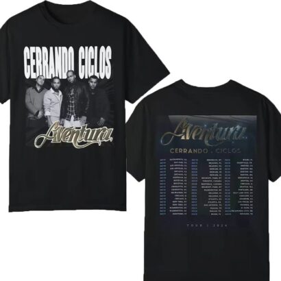 Aventura tour 2024 shirt, Aventura merch, Aventura tee, Aventura fan