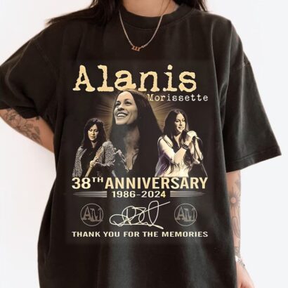 Alanis Morissette 90s Vintage Shirt, Alanis Morissette The Triple Moon Tour 2024 Shirt, Alanis Morissette Fan Gift, Alanis Morissette Shirt