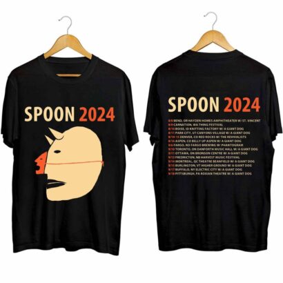 Spoon 2024 Tour Shirt, Spoon Band Fan Shirt, Spoon 2024 Concert Shirt