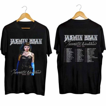 Jazmin Bean Traumatic LiveliHood World Tour 2024 Shirt, Jazmin Bean Fan Shirt, Traumatic LiveliHood 2024 Concert Shirt