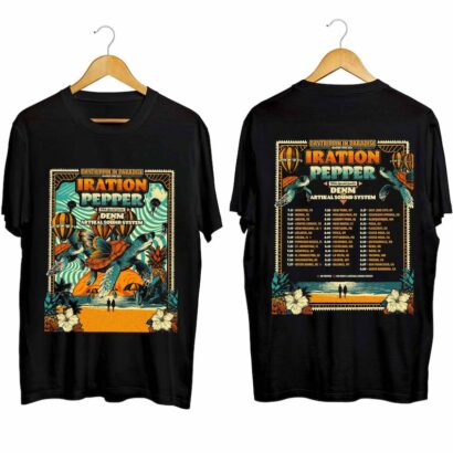 Iration - Daytrippin in Paradise Summer 2024 Shirt, Iration Band Fan Shirt, Iration 2024 Concert Shirt, Daytrippin in Paradise Tour Shirt