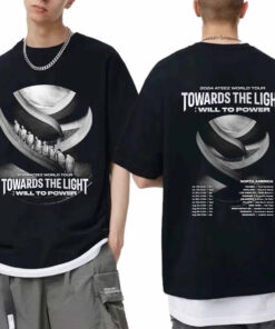 ATEEZ World Tour 2024 Towards The Light, Will To Power North America Shirt, ATEEZ Kpop Fan Shirt