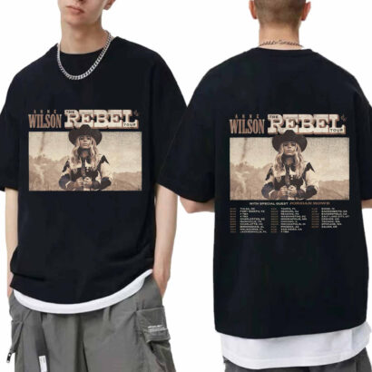 Anne Wilson 2024 tour shirt, Anne wilson The Rebel Tour 2024 Shirt, The Rebel 2024 Concert Shirt