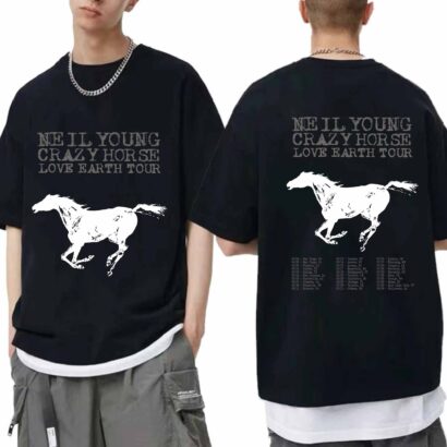 Neil Young and Crazy Horse 2024 Tour Shirt, Neil Young Shirt, Neil Young 2024 Concert Shirt, Crazy Horse Tour 2024 Tee