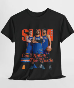 Knicks shirt, Knicks Stars Trio - Jalen Brunson, Josh Hart, and Donte DiVincenzo Slam Cover T-Shirt