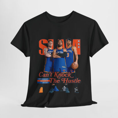 Knicks shirt, Knicks Stars Trio - Jalen Brunson, Josh Hart, and Donte DiVincenzo Slam Cover T-Shirt