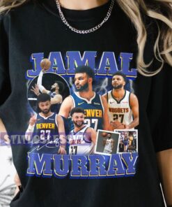 Vintage Jamal Murray Made A Shot Buzzer Beater Shirt, Great Unique Gift for Nugget Basketball Fans