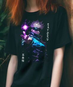 Gojo Satoru Shirt, Jujutsu Kaisen Tshirt, Gojo Badass Tshirt, Anime Apparel, JJK sweatshirts