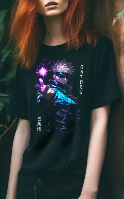 Gojo Satoru Shirt, Jujutsu Kaisen Tshirt, Gojo Badass Tshirt, Anime Apparel, JJK sweatshirts