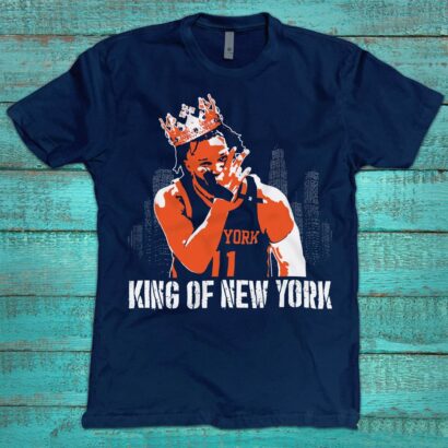 Knicks Jalen Brunson King of New York T-Shirt